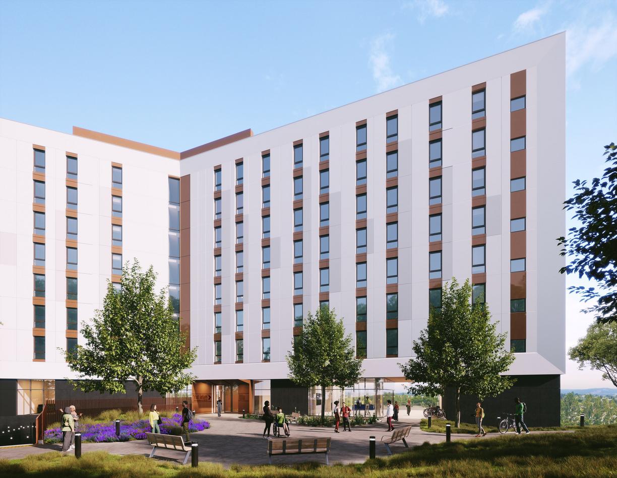 VIU New Student Housing Rendered Image 2